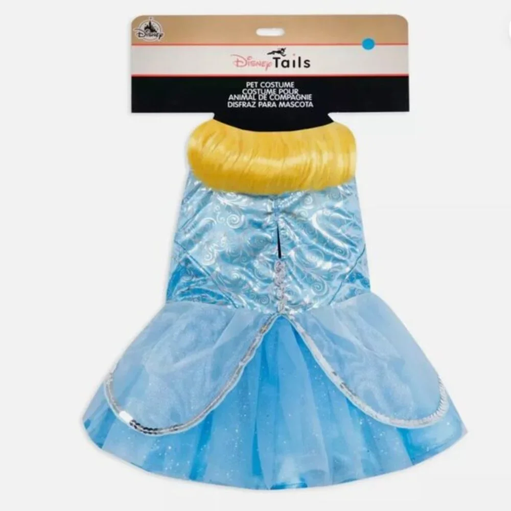 NWT Disney Tails Cinderella‎ Halloween Dog Pet Costume - Small-